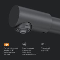 Смеситель для кухни AM.PM Like F8005722 Черный — фото 12, Смесители для кухни