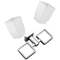 Товар: Стакан для зубных щеток Gappo G38 G3808 двойной Хром - фото 2 Стакан для зубных щеток Gappo G38 G3808 двойной Хром — фото 2, Стаканы для зубных щеток