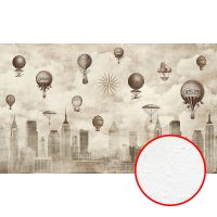 Фреска Ortograf Urban art 33552 Фактура бархат FX Флизелин (5*3) Бежевый, Город арт-33552 (бархат FX) — фото 1, Фрески