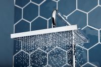 Товар: Душевая система Jacob Delafon Brigitte с термостатом Хром арт-E32850-CP - фото 3 Душевая система Jacob Delafon Brigitte с термостатом Хром арт-E32850-CP — фото 3, Душевые стойки