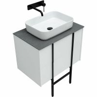 Тумба под раковину Allen Brau Reality 70 1.32004.WM подвесная Белая матовая — фото 11, Тумбы под раковину