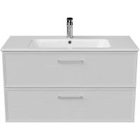 Тумба под раковину Kerama Marazzi Piano Classic 95 PIA.CL.95\WHT.M подвесная Белая матовая — фото 1, Тумбы под раковину