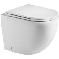 Унитаз WeltWasser Merzbach 002 GL-WT 10000003738 приставной Белый глянец с сиденьем Микролифт — фото 1, Приставные унитазы