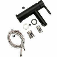 Смеситель для раковины Frap F10801-6 Черный матовый — фото 10, Смесители