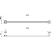 Товар: Полотенцедержатель Aquatek Классик AQ4514MB Черный матовый - фото 2 Полотенцедержатель Aquatek Классик AQ4514MB Черный матовый — фото 2, Полотенцедержатели