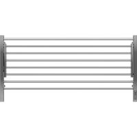 Электрический полотенцесушитель Terminus Горизонт П8 1200х600 4670078543332 с полкой Хром — фото 2, Электрические полотенцесушители