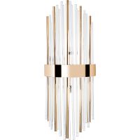 Настенный светильник Artelamp Acapulco A1007AP-2GO Прозрачный Золото — фото 1, Светильники