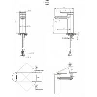 Смеситель для раковины Bravat Eddie F1369402BW-ENG Черный матовый — фото 2, Смесители для раковины
