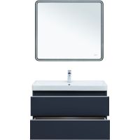 Тумба под раковину Aquanet Вега 90 329592 подвесная Маренго — фото 18, Тумбы под раковину