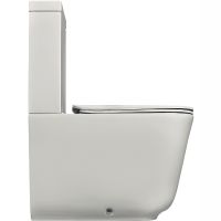 Унитаз компакт Kerasan Tribeca 511730 Белый матовый без бачка и сиденья — фото 3, Унитазы