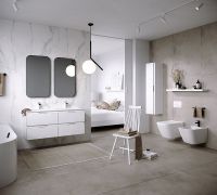 Шкаф пенал Aqwella Accent 35 ACC0535W подвесной Белый — фото 2, Мебель для ванной