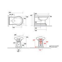 Товар: Биде Kerasan Retro 102201*1 Белое - фото 5 Биде Kerasan Retro 102201*1 Белое — фото 5, Биде