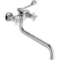 Смеситель для ванны Frap H18 F2618 универсальный Хром — фото 1, Смеситель для ванны