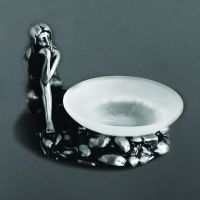 Мыльница Art&Max Juno AM-0071C-T Серебро — фото 2, Мыльницы