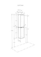 Товар: Шкаф пенал Aquaton Скай 30 R 1A238603SY01R подвесной Белый глянец - фото 6 Шкаф пенал Aquaton Скай 30 R 1A238603SY01R подвесной Белый глянец — фото 6, Мебель для ванной