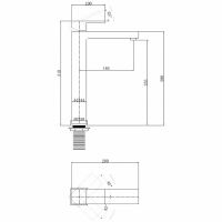 Смеситель для раковины Abber Daheim Никель арт-AF8211NG — фото 3, Смесители для раковины