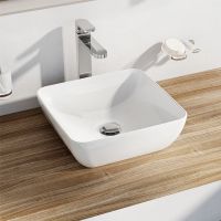 Раковина-чаша Ravak Uni Slim 38 XJX01138001 Белая — фото 2, Раковины накладные