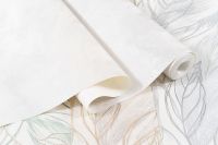 Обои Артекс Хлоя 10725-03 Винил на флизелине (1,06*10,05) Серый, Штукатурка — фото 6, Обои для стен