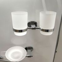 Товар: Стакан для зубных щеток Ravak Chrome CR 220.00 X07P189 двойной Хром - фото 2 Стакан для зубных щеток Ravak Chrome CR 220.00 X07P189 двойной Хром — фото 2, Мыльницы