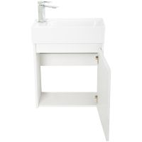 Тумба под раковину BelBagno Kraft Mini 50 R KRAFT MINI-500/260-1A-SO-BO-R подвесная Bianco Opaco — фото 6, Тумбы под раковину