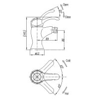 Товар: Смеситель для биде Cezares LIRA-C-BS1-01 Хром - фото 2 Смеситель для биде Cezares LIRA-C-BS1-01 Хром — фото 2, Смесители для биде