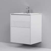 Товар: Тумба под раковину AM.PM Func 60 M8FFUX0602WM подвесная Белая матовая - фото 2 Тумба под раковину AM.PM Func 60 M8FFUX0602WM подвесная Белая матовая — фото 2, Мебель для ванной