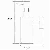Товар: Дозатор для жидкого мыла WasserKRAFT K-1399B антивандальный Черный матовый - фото 3 Дозатор для жидкого мыла WasserKRAFT K-1399B антивандальный Черный матовый — фото 3, Дозаторы