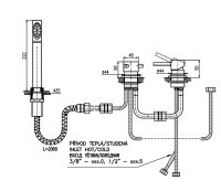 Товар: Смеситель на борт ванны Rav Slezak Seina SE975.5PZ Золото - фото 4 Смеситель на борт ванны Rav Slezak Seina SE975.5PZ Золото — фото 4, Смесители