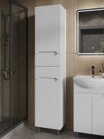 Товар: Шкаф пенал Orange Рио 40 PR 40-05KR с бельевой корзиной Белый - фото 2 Шкаф пенал Orange Рио 40 PR 40-05KR с бельевой корзиной Белый — фото 2, Мебель для ванной