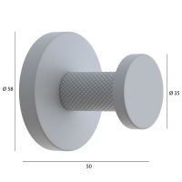 Крючок Boheme Uno 10976-B Черный матовый — фото 2, Крючки для полотенец