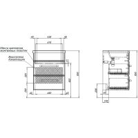 Тумба под раковину Aquanet Лукка 58 302396 подвесная Белая глянцевая — фото 13, Тумбы под раковину