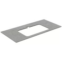 Столешница под раковину Kerama Marazzi Plaza Next Фондамента 100 PL2.DL500920R\100 Серый камень — фото 1, Раковины