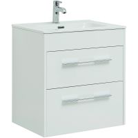 Тумба под раковину Aquanet Августа 60 277507 подвесная Белый глянец — фото 1, Тумбы под раковину