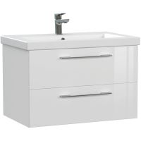 Тумба под раковину Cersanit Lara 70 64135 подвесная Белая — фото 1, Мебель для ванной