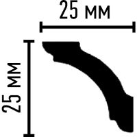 Товар: Карниз Decomaster 96251 2400x25x25 мм - фото 3 Карниз Decomaster 96251 2400x25x25 мм — фото 3, Карнизы