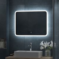 Зеркало Континент Bruno 800х600 ЗЛП2161 с подсветкой с сенсорным выключателем с диммером — фото 9, Зеркала в ванную комнату