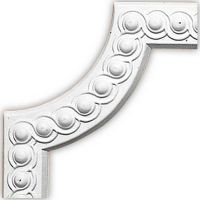 Угловой элемент Decomaster 98520-2 18x260x260 мм — фото 1, Молдинги