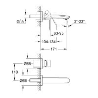 Товар: Смеситель для раковины Grohe Eurostyle Cosmopolitan Хром арт-19571002 - фото 3 Смеситель для раковины Grohe Eurostyle Cosmopolitan Хром арт-19571002 — фото 3, Смесители для раковины