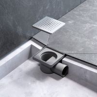 Душевой трап AM.PM PrimeFlow 10 W02BD-P11-010-01SB с решеткой Хром матовый Cut Gradient — фото 8, Трапы для душа