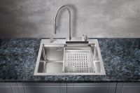Кухонная мойка Milacio Denia 57 MC.77400 Нержавеющая сталь — фото 3, Кухонные мойки