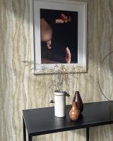 Обои Yien Elements 320-1 Винил на флизелине (1,06*10) Бежевый/Золото, Полоса — фото 3, Обои для стен