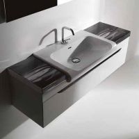 Тумба под раковину Kerasan Inka Project 911102 подвесная Белый — фото 1, Мебель для ванной