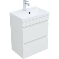 Товар: Тумба под раковину Aquanet Нота New 50 335416 подвесная Белый глянец - фото 2 Тумба под раковину Aquanet Нота New 50 335416 подвесная Белый глянец — фото 2, Мебель для ванной