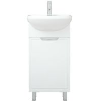 Тумба под раковину Corozo Монро 45 SD-00000784 Белая — фото 2, Мебель для ванной