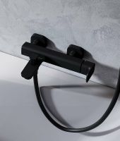 Смеситель для ванны Ravak 10° Free X070152 Черный матовый — фото 3, Смеситель для ванны