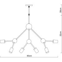 Товар: Люстра Artelamp Matrix A3064SP-12WH Белая - фото 4 Люстра Artelamp Matrix A3064SP-12WH Белая — фото 4, Люстры