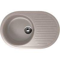 Кухонная мойка Ulgran Classic U-107-302 Песочная — фото 1, Кухонные мойки