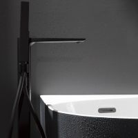 Смеситель для ванны Allen Brau Infinity 5.21009-31 Черный матовый — фото 8, Смесители напольные