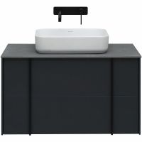 Тумба под раковину Allen Brau Reality 90 1.32006.AM подвесная Антрацит матовый — фото 3, Тумбы под раковину