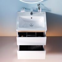 Товар: Тумба под раковину AM.PM X-Joy 55 M85AFHX0552WG подвесная Белый глянец - фото 6 Тумба под раковину AM.PM X-Joy 55 M85AFHX0552WG подвесная Белый глянец — фото 6, Тумбы под раковину